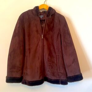 Sonoma Brown Hooded Coat